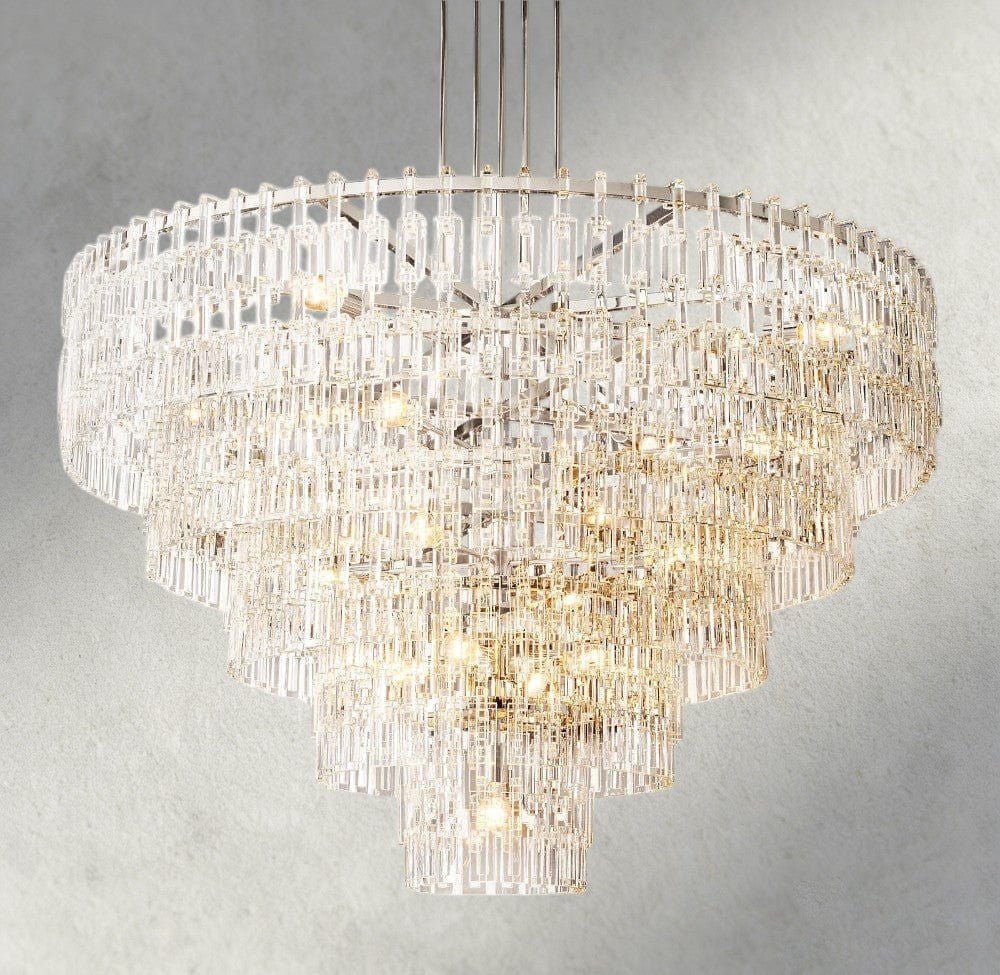 Merlyna Tiered Round Chandelier 36", 48", 60" - cyranlighting