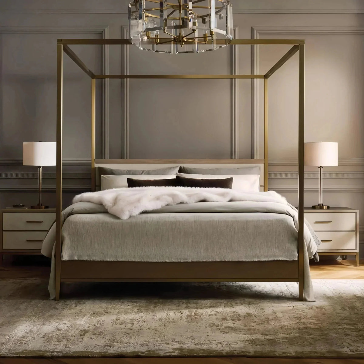 Modern Amaya Round Chandelier - cyranlamps