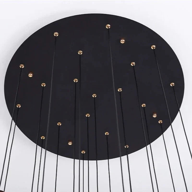 Multi Pendant Modern Foyer Chandelier - cyranlamps
