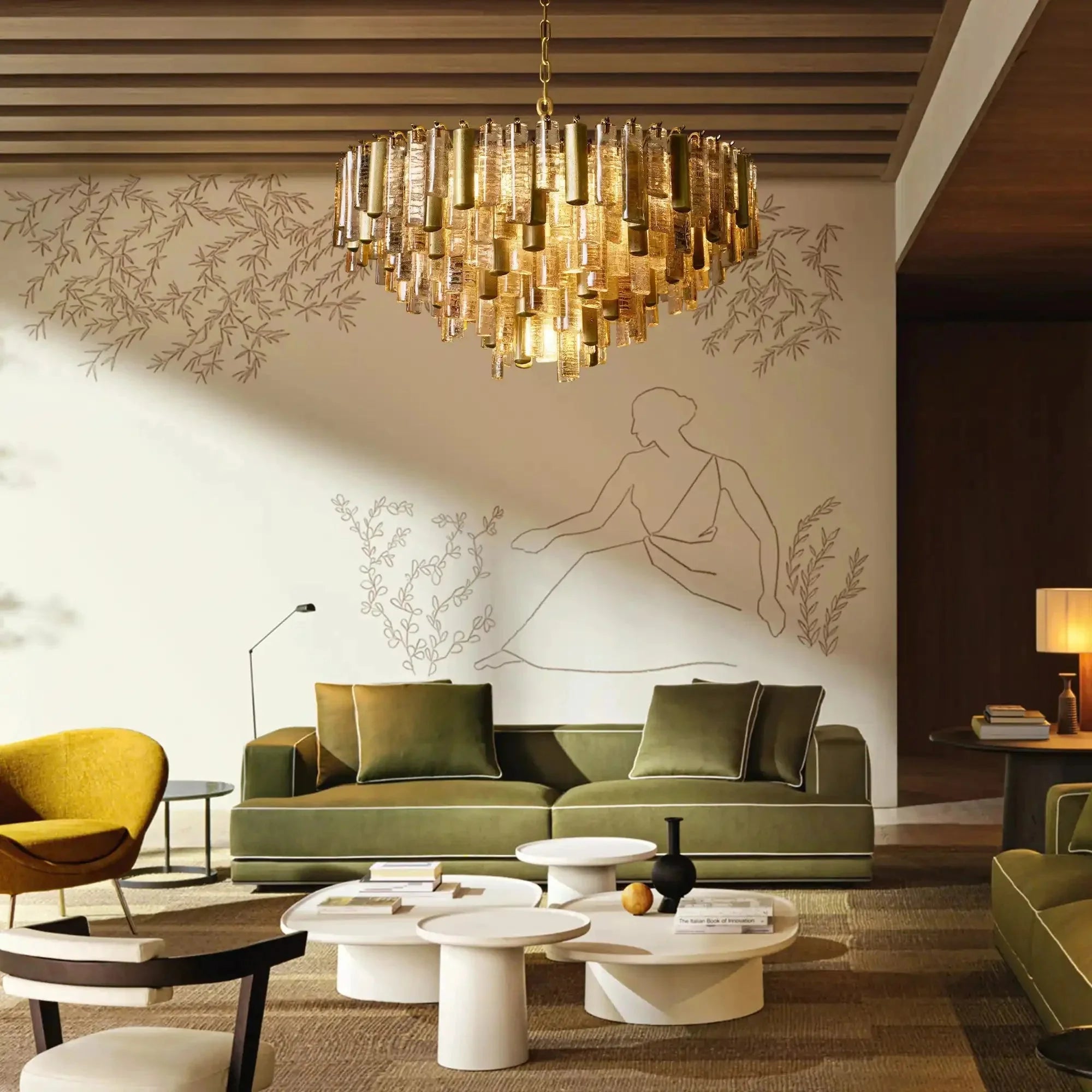 Neve Round Chandelier - cyranlamps