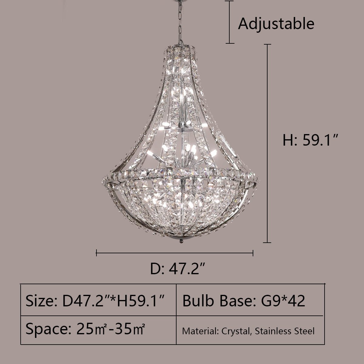 New Extra Large Luxury and Elegant Crystal Chandelier for Living Room/Staircase/Foyer/Villa/Duplex Hall - cyranlamps