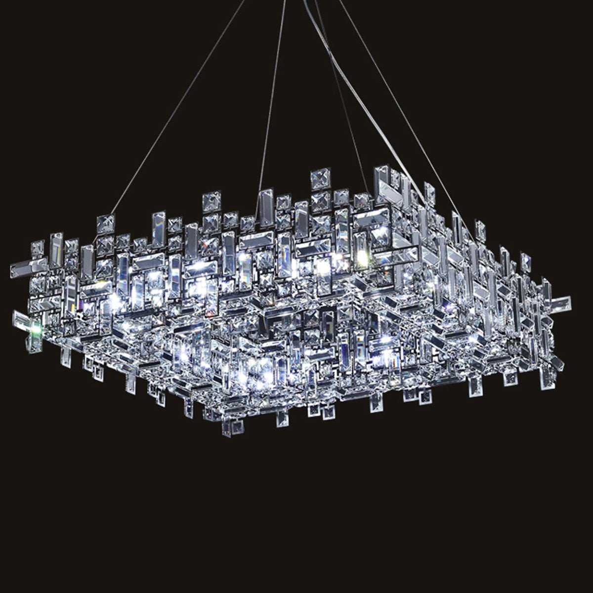 New Italian Style Light Luxury Villa Duplex Designer Luxury Crystal Chandelier for Dining/Living Room/Bedroom - cyranlamps