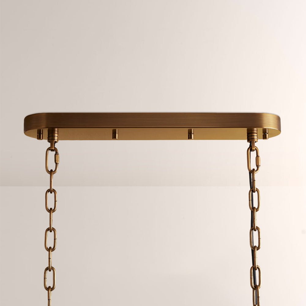 Nova Crystal Prism Linear Chandelier - Cyran Lamps