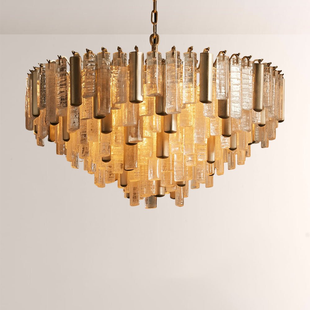 Nova Crystal Prism Round Chandelier - Cyran Lamps