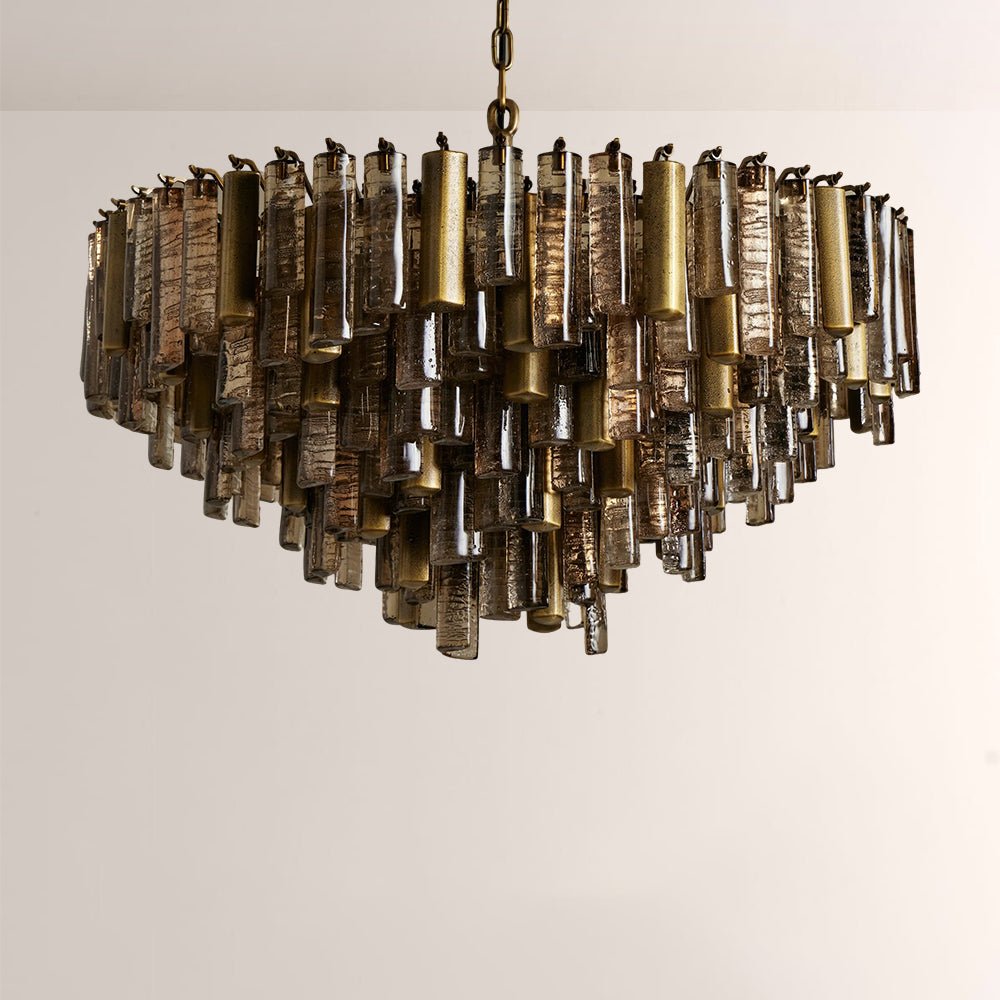 Nova Crystal Prism Round Chandelier - Cyran Lamps