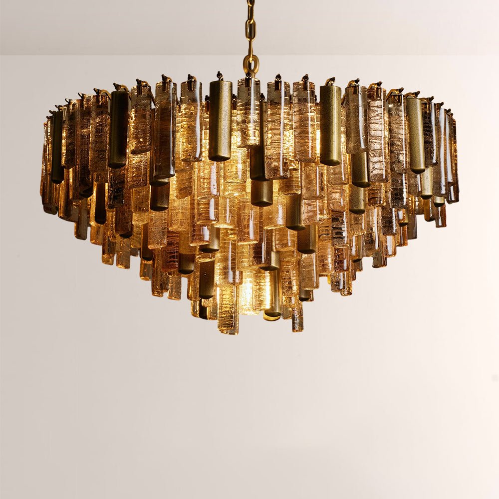 Nova Crystal Prism Round Chandelier - Cyran Lamps