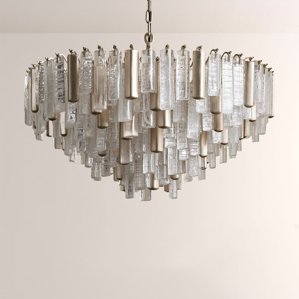 Nova Crystal Prism Round Chandelier - Cyran Lamps