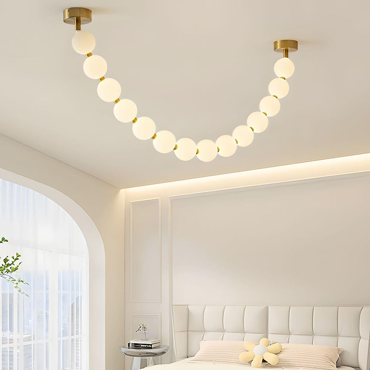 Perlina Necklace Combination Chandelier - cyranlamps