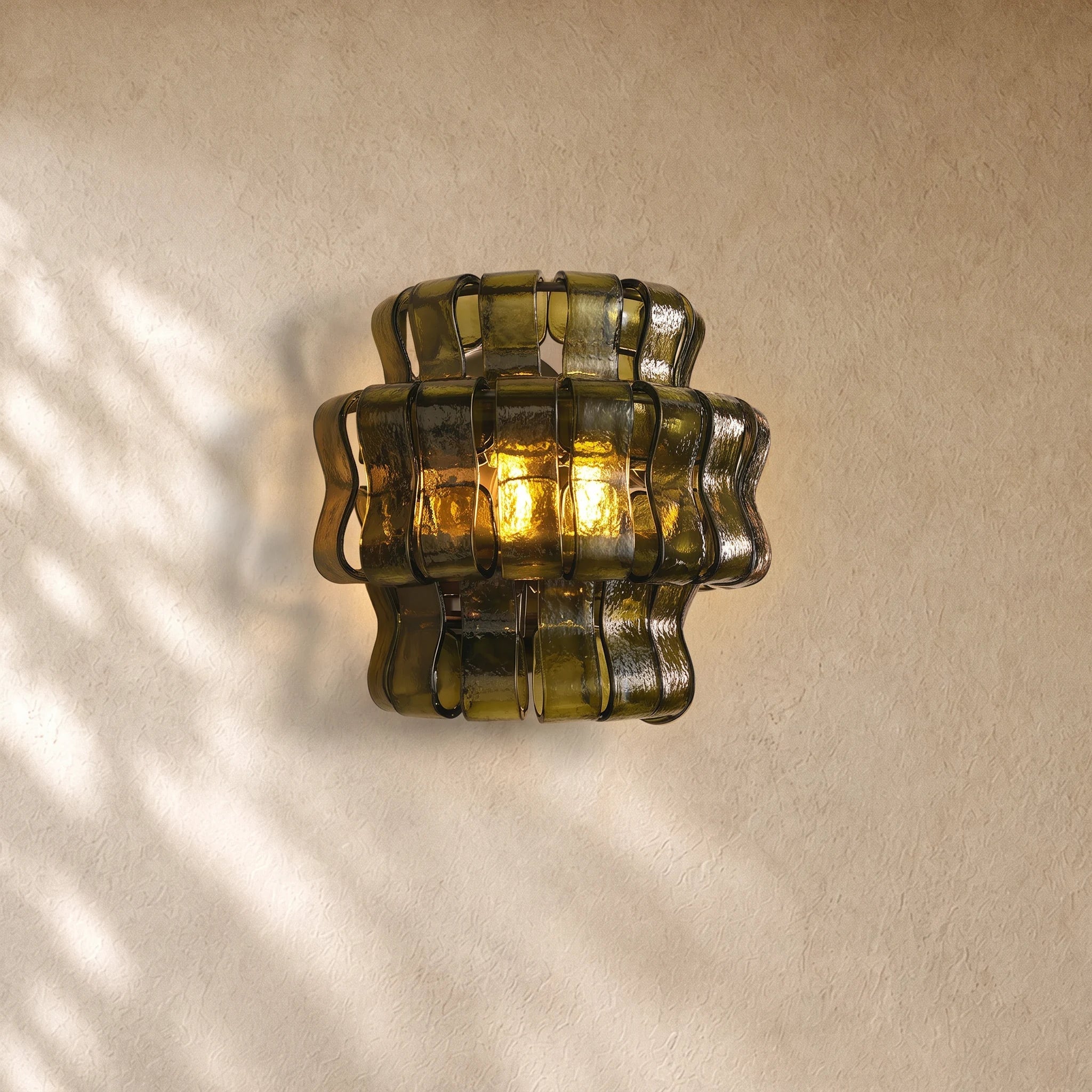 Ghiacci Glass Wall Sconce
