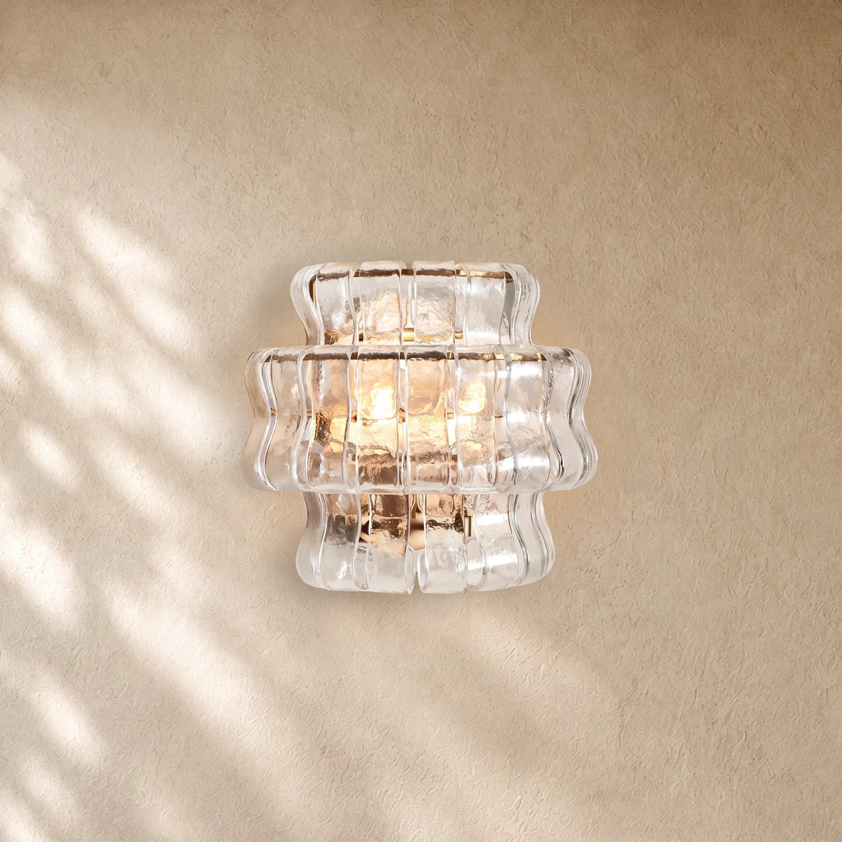 Ghiacci Glass Wall Sconce