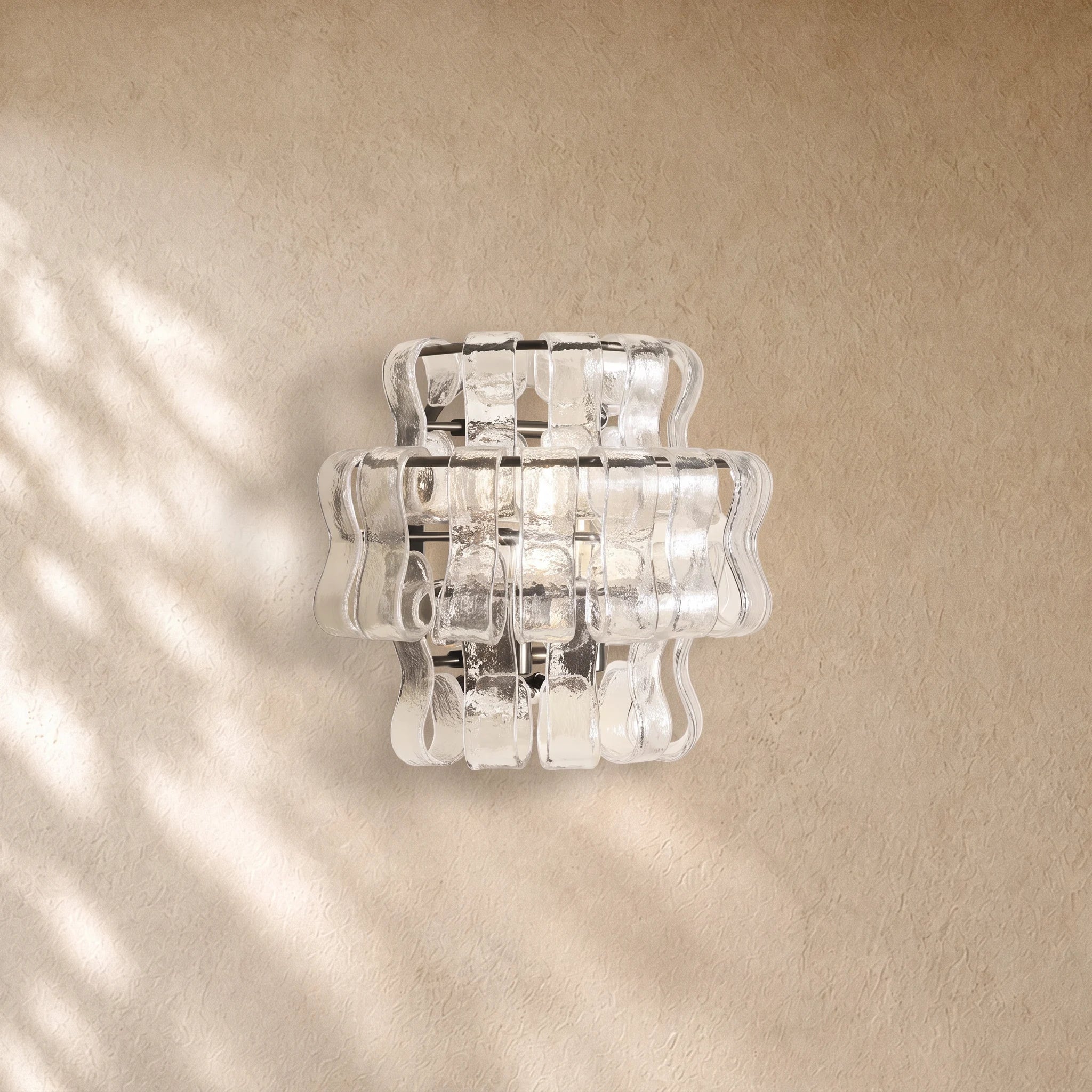 Ghiacci Glass Wall Sconce