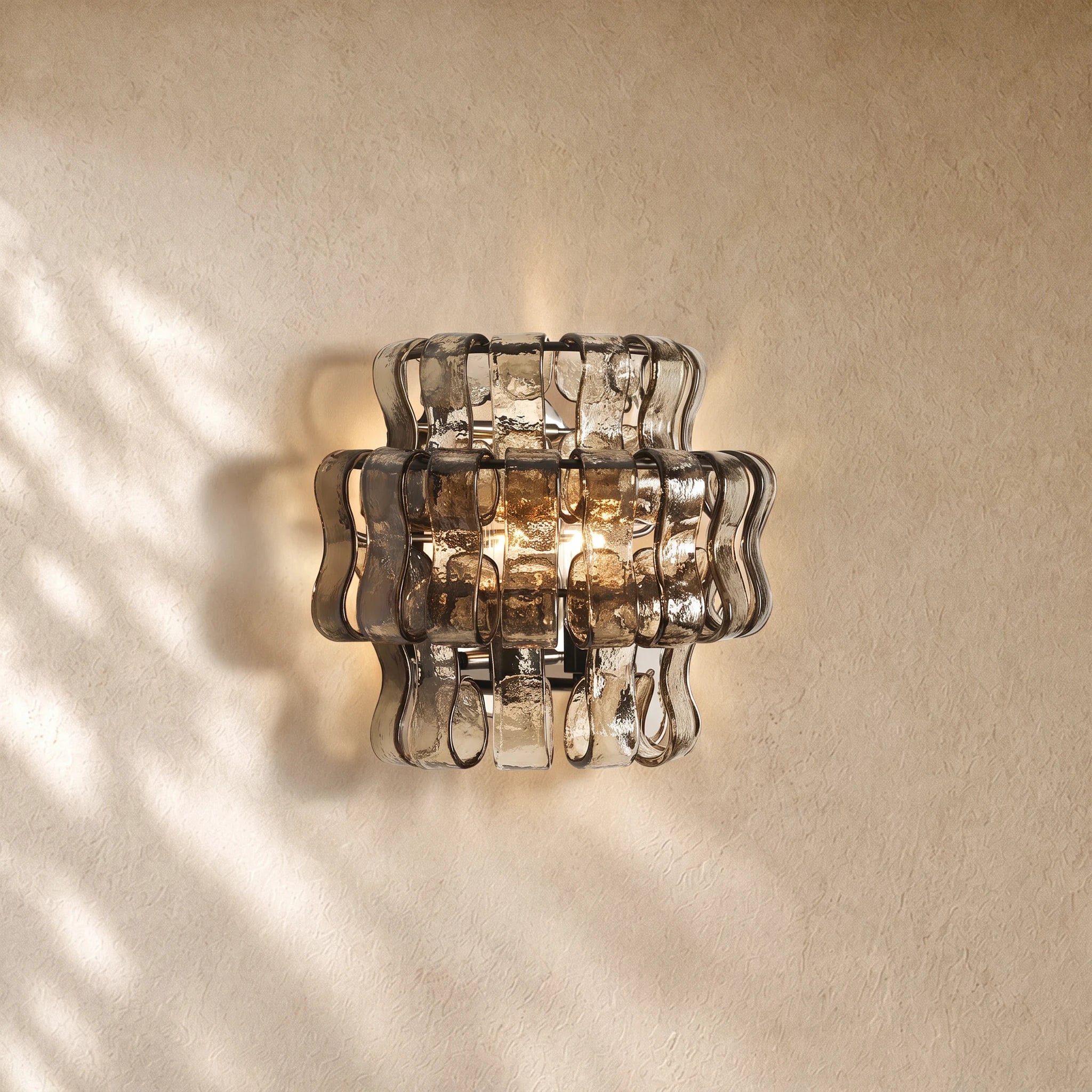 Ghiacci Glass Wall Sconce