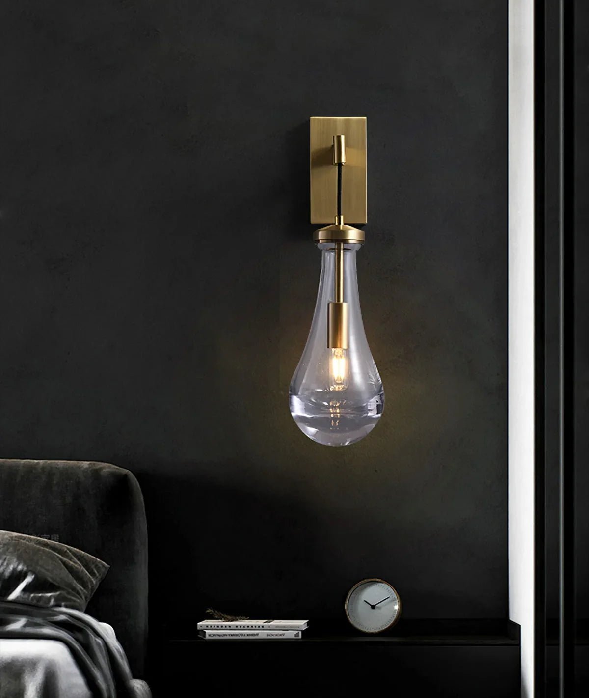 Raindrop Crystal Wall Sconce - cyranlighting