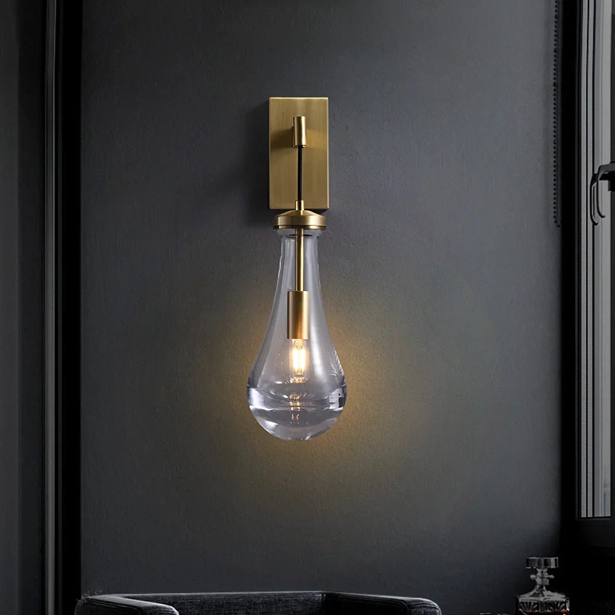 Raindrop Crystal Wall Sconce - cyranlighting