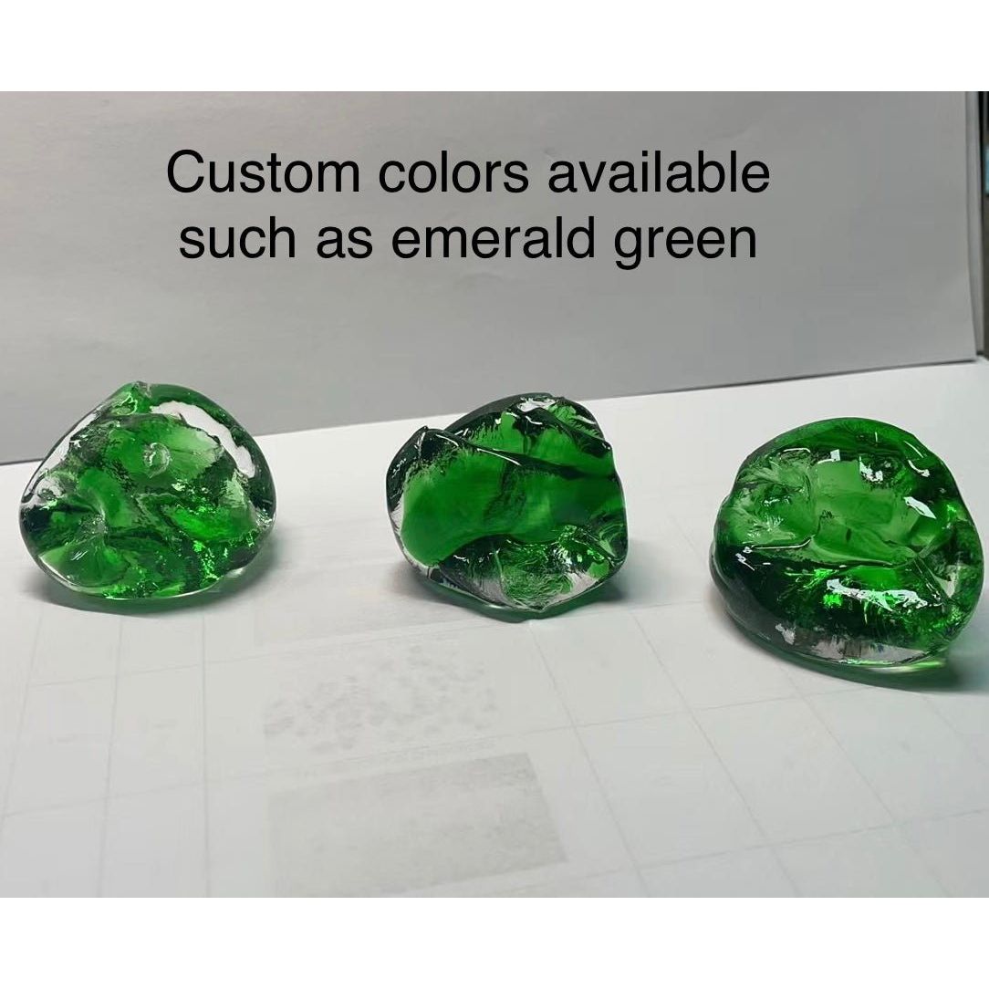 Rainfall Glass Gem Stone Chandelier - cyranlamps