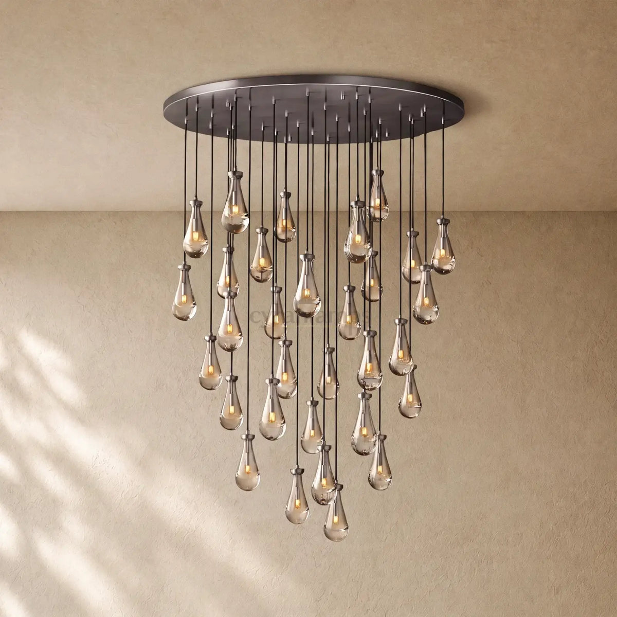 Raining Lighting Round Chandelier