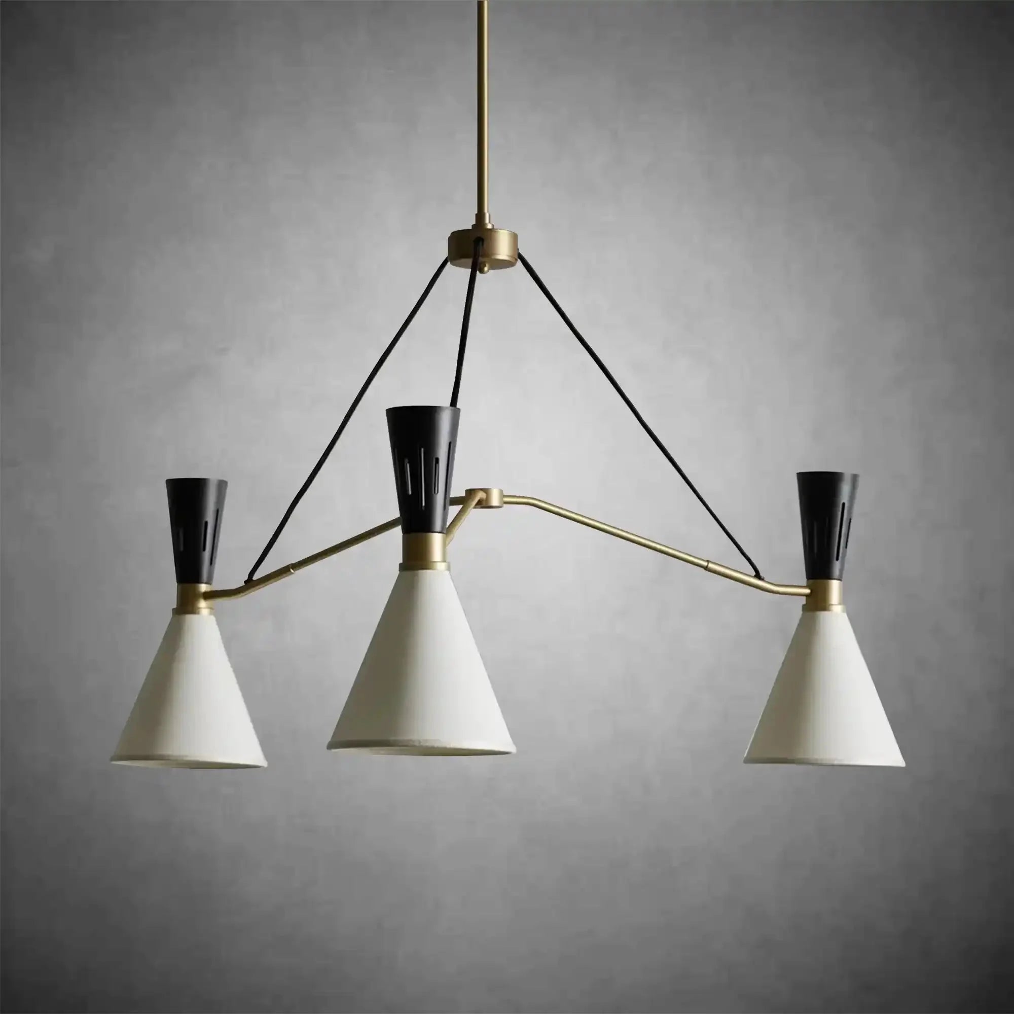 Ramsey 3 - Light Round Chandelier - cyranlamps