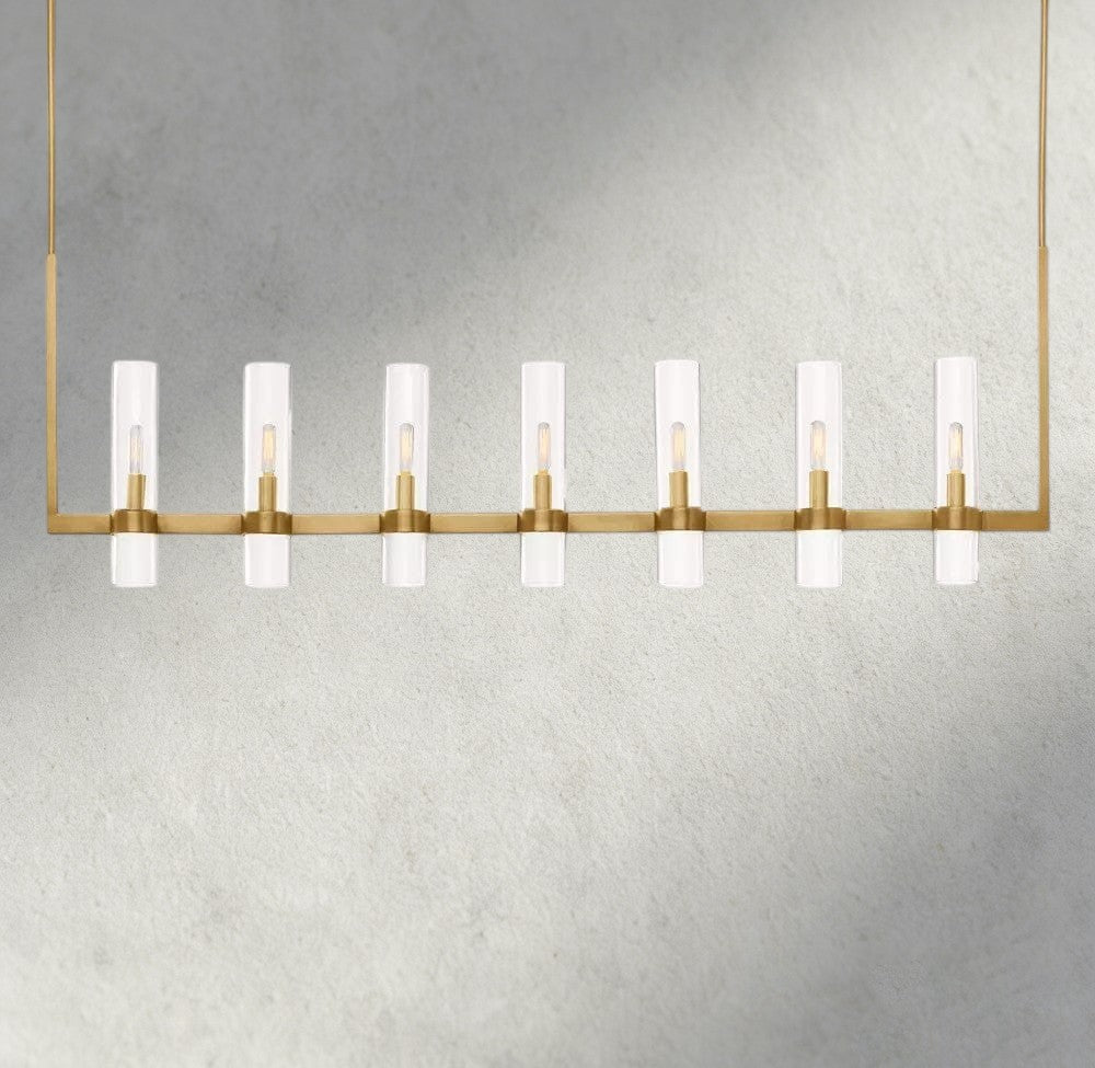 Ravay Linear Chandelier 59", 73" - cyranlighting