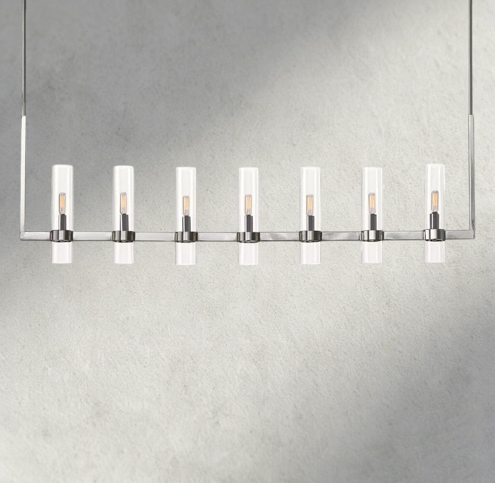 Ravay Linear Chandelier 59", 73" - cyranlighting