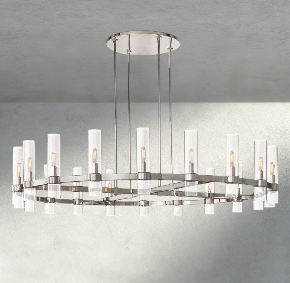 Ravay Round Chandelier 36", 48", 60" - cyranlighting