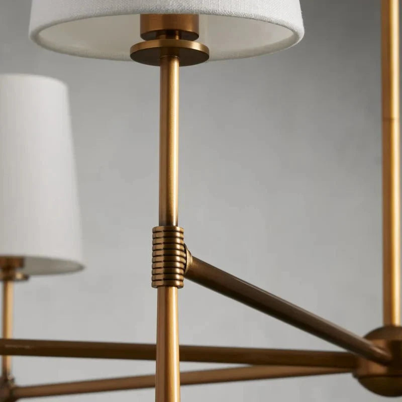 Rhodes 2 - Tier Round Chandelier - cyranlamps