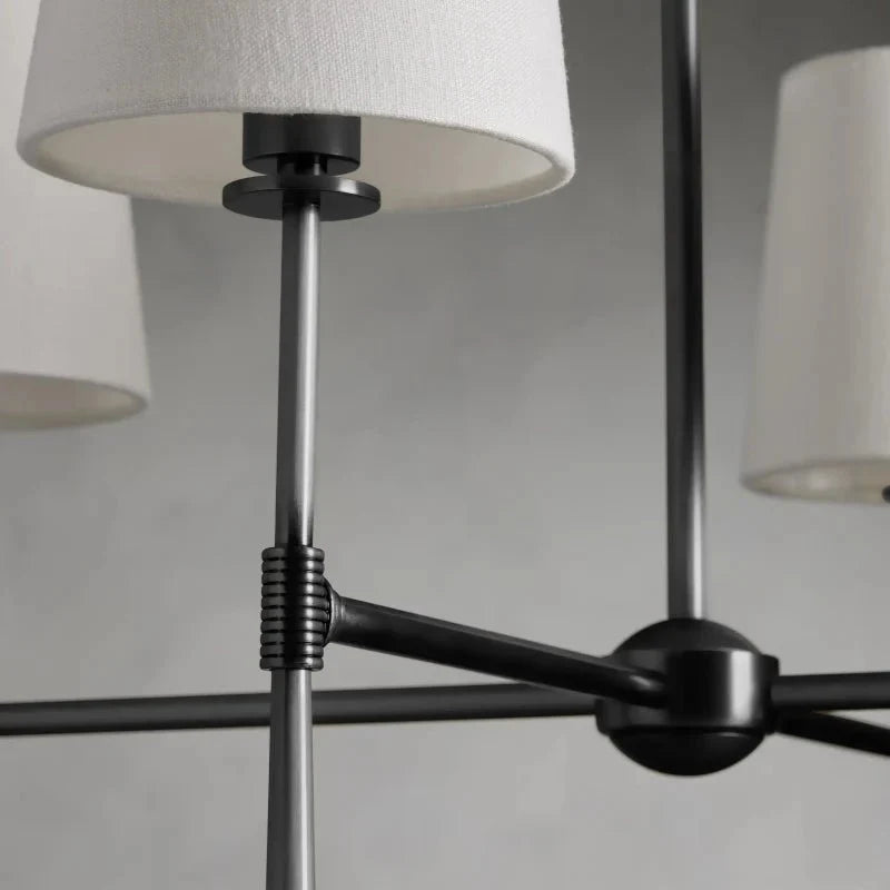 Rhodes 2 - Tier Round Chandelier - cyranlamps