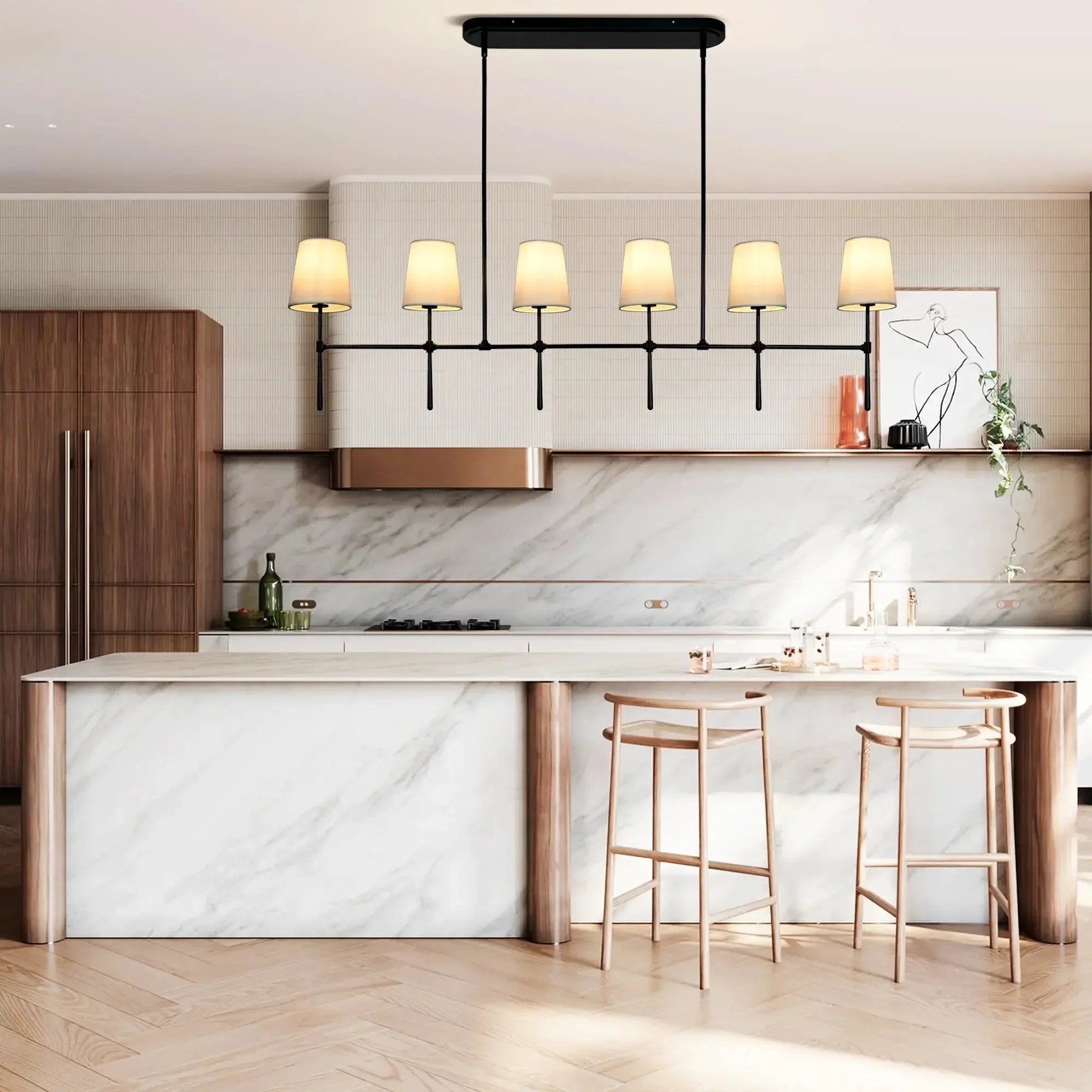 Rhodes Linear Chandelier - cyranlamps