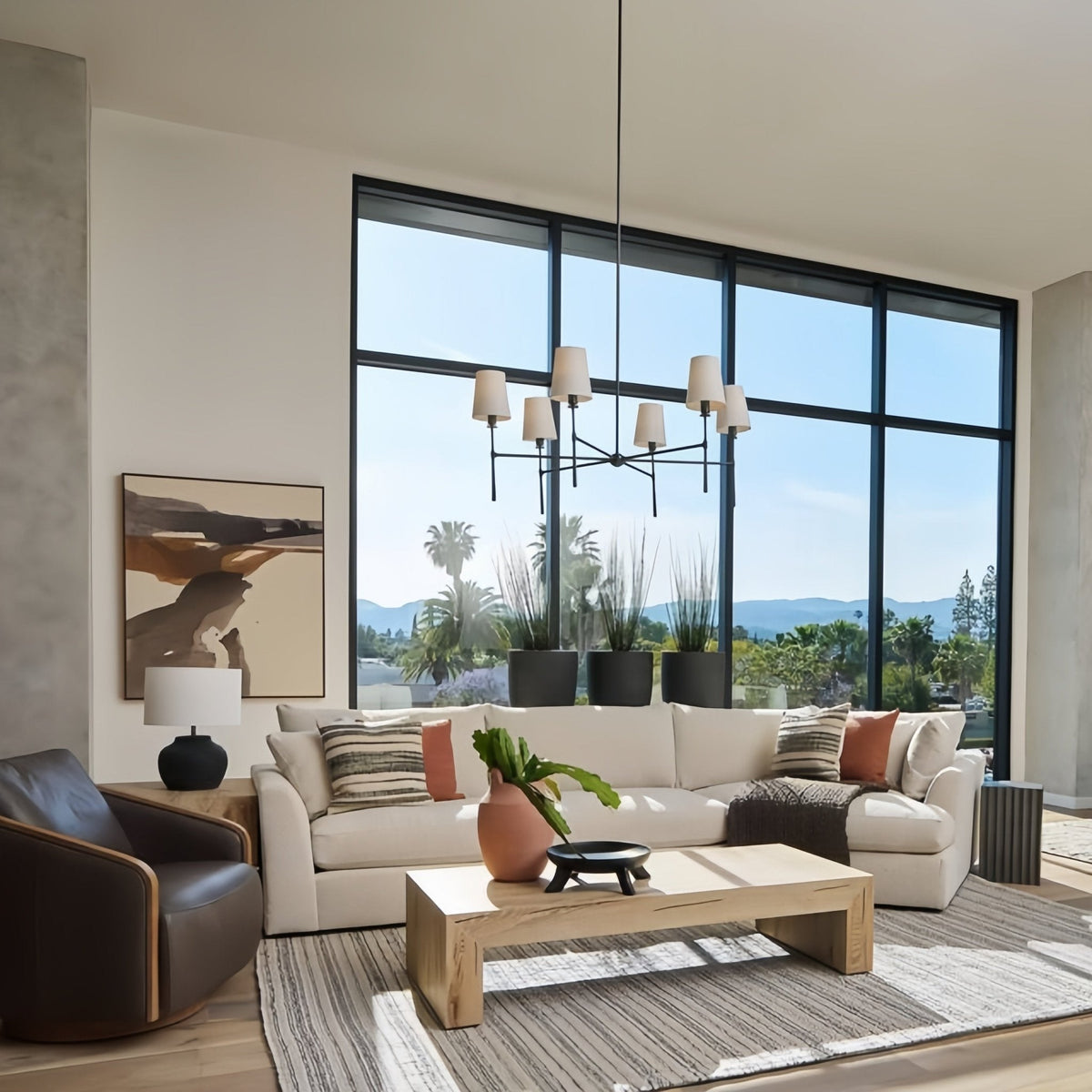 Rhodes Round Chandelier - cyranlamps