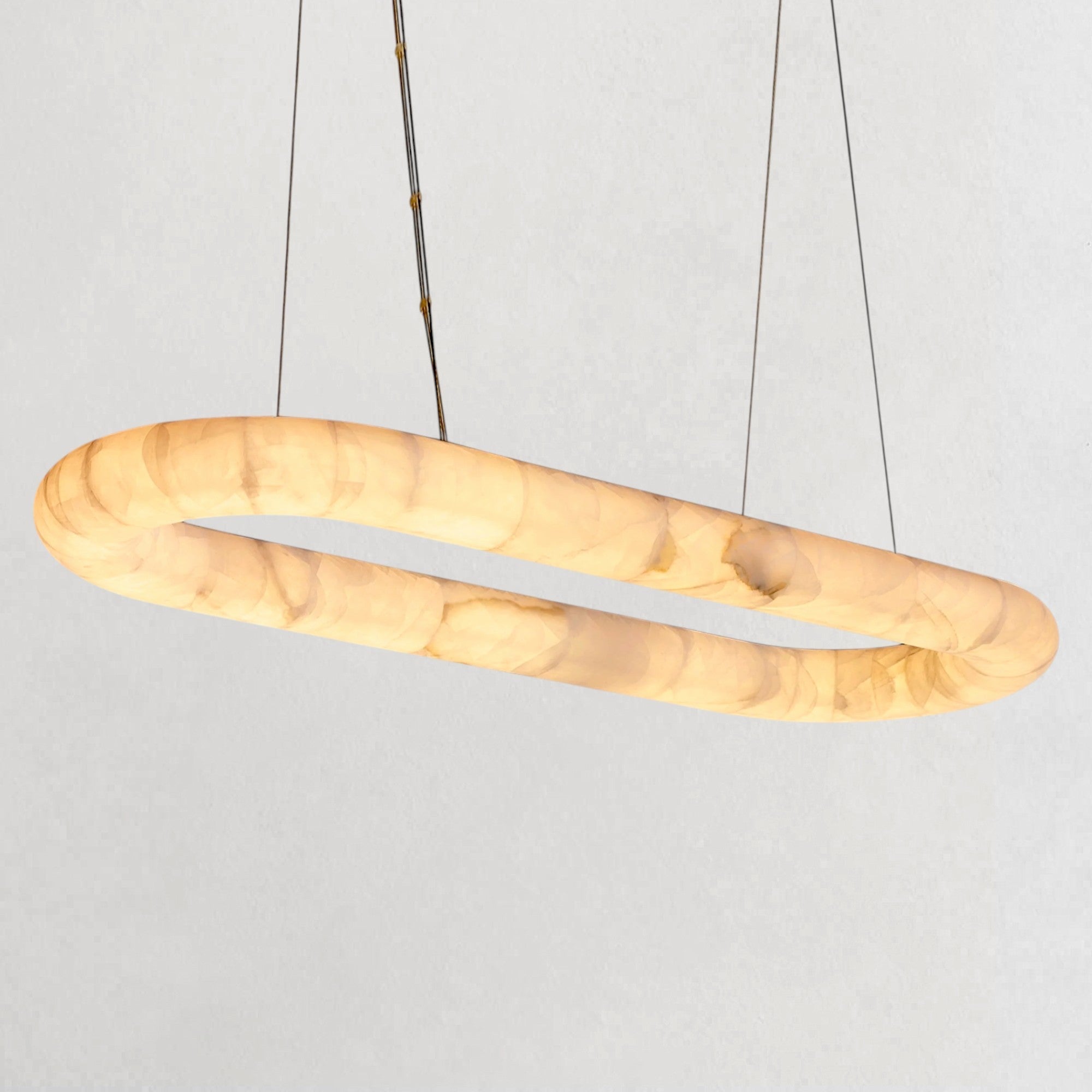 Rivaga Lisse Oval Chandelier - cyranlighting