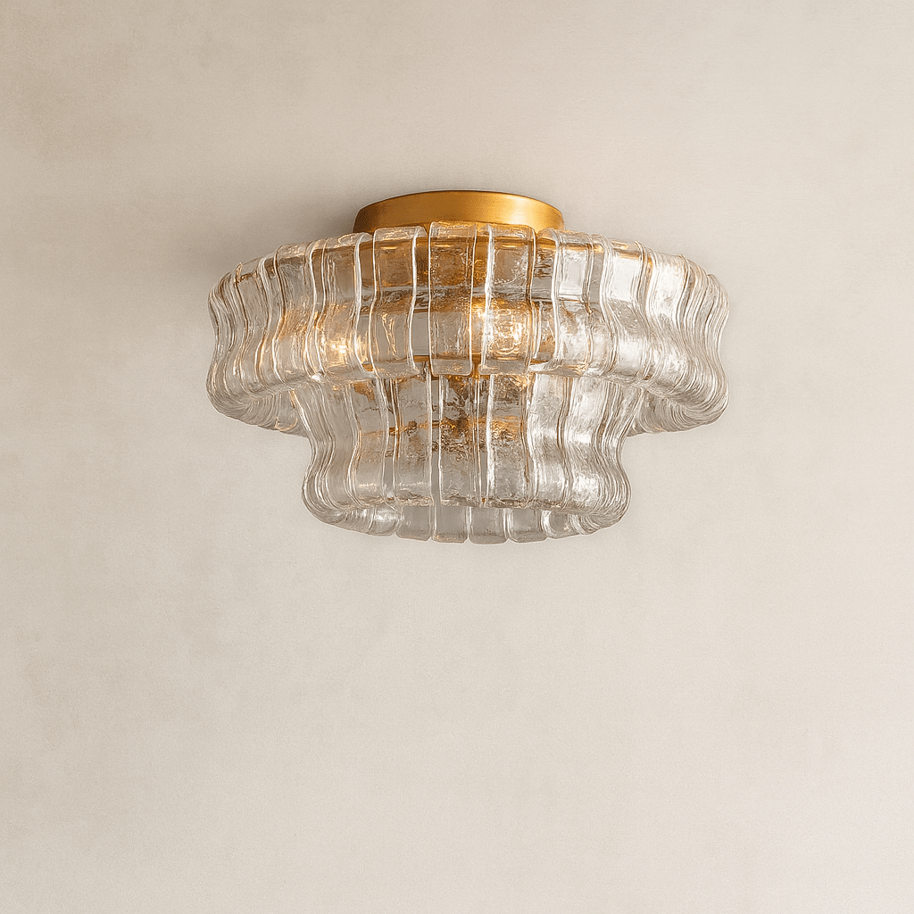Riviera 20" Flush Mount Chandelier - cyranlamps