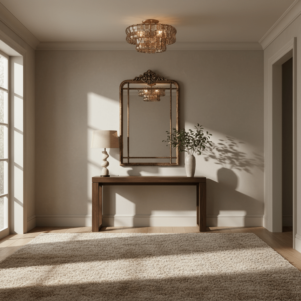 Riviera 20" Smoke Glass Flush Mount Chandelier - cyranlamps