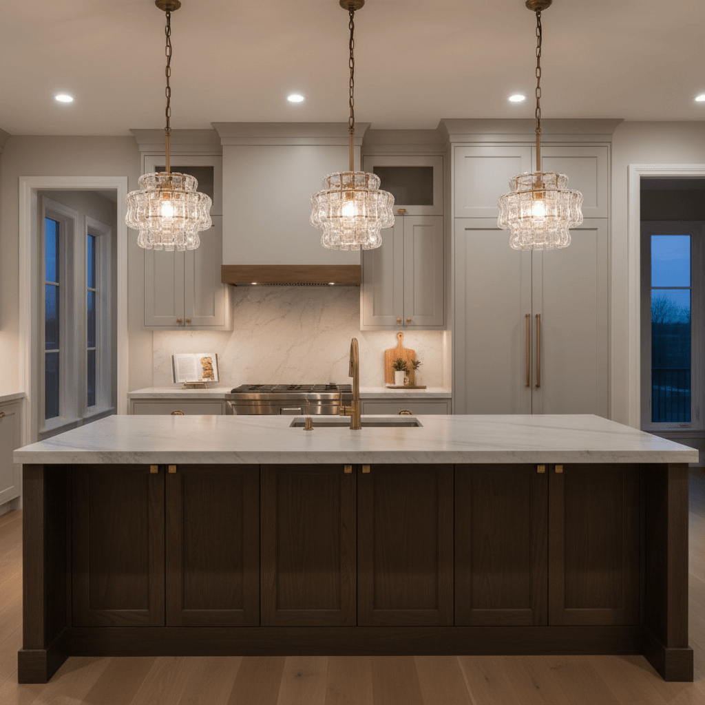 Riviera Glass Pendant Light - cyranlamps