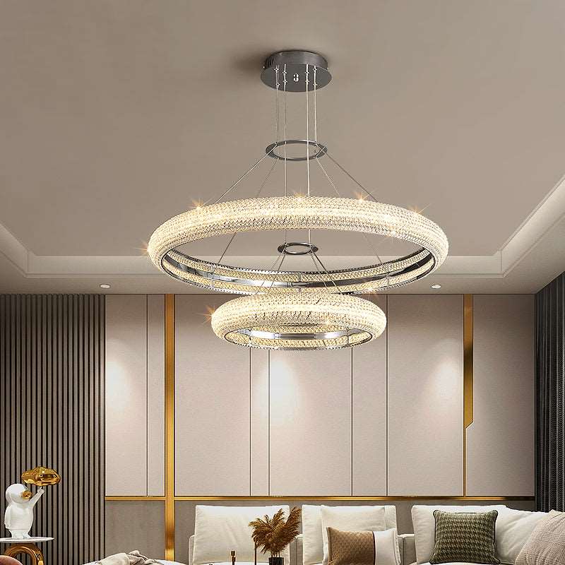 Ross Modern 2 - Ring Chandelier - cyranlamps