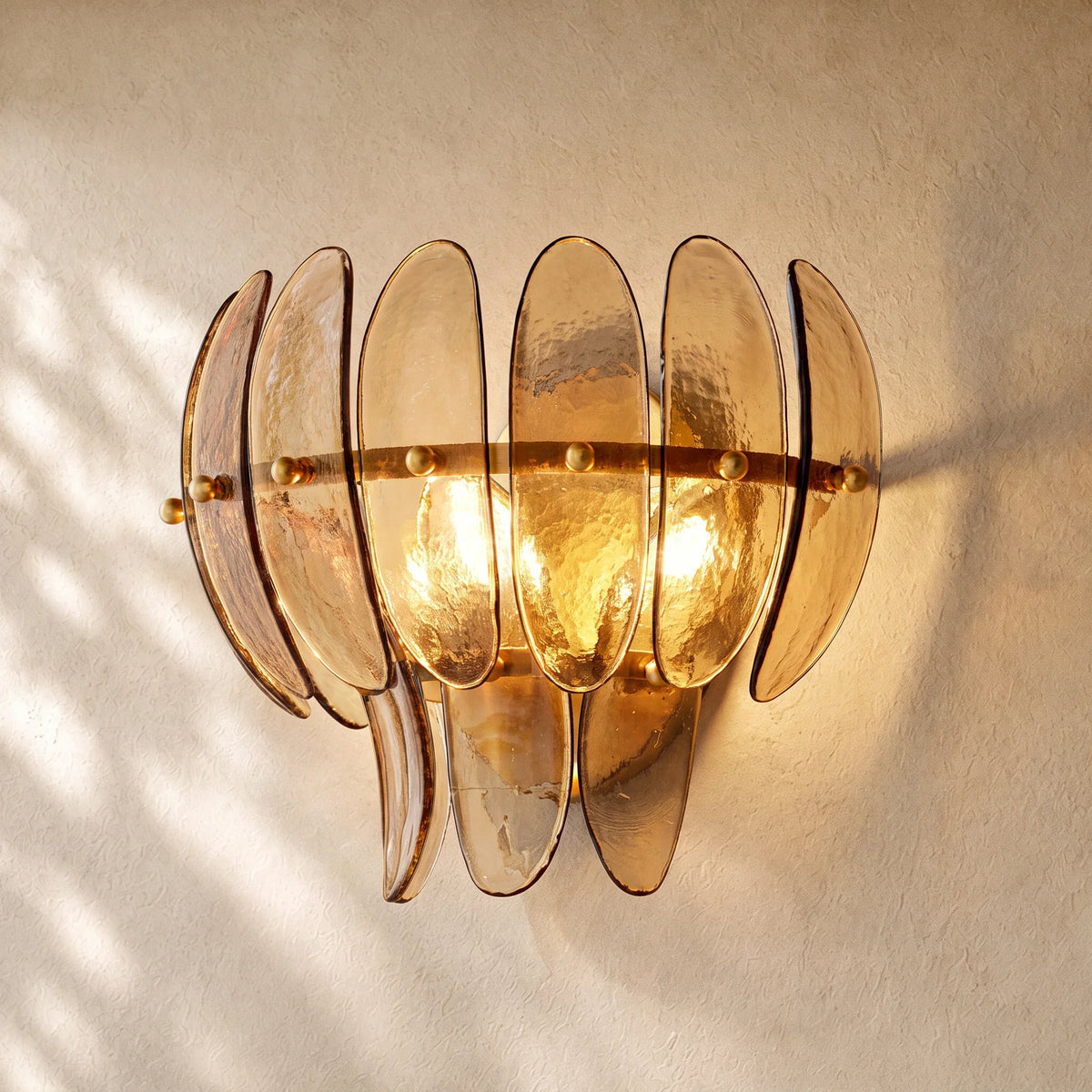 Ameliano Glass Sconce 12"