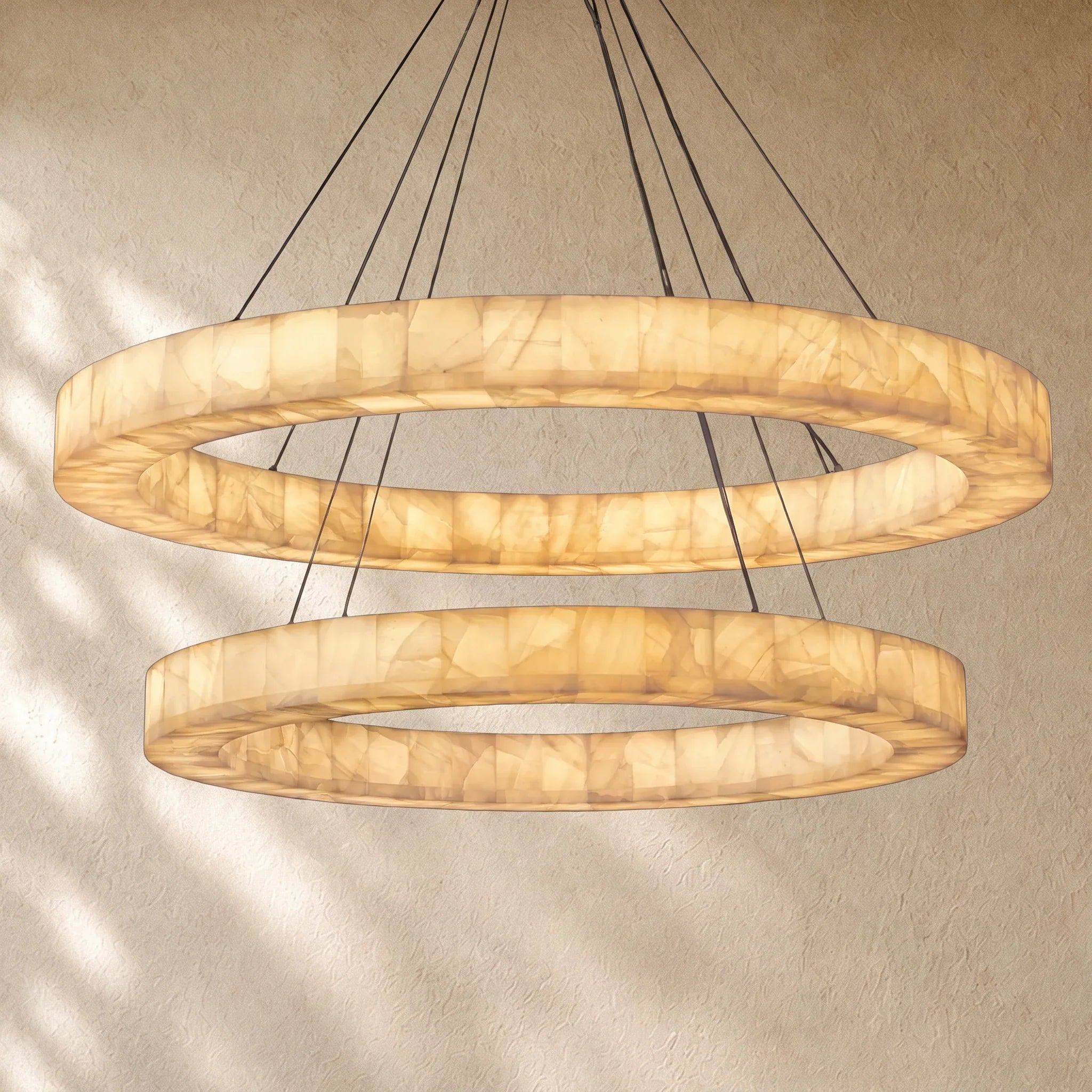 Rivagine Lueur Two-Tier Round Chandelier