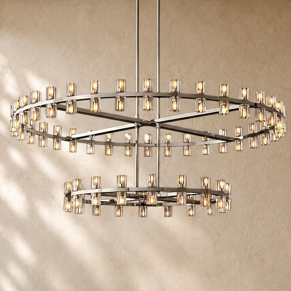Arcacheno Round Two-Tier Chandelier