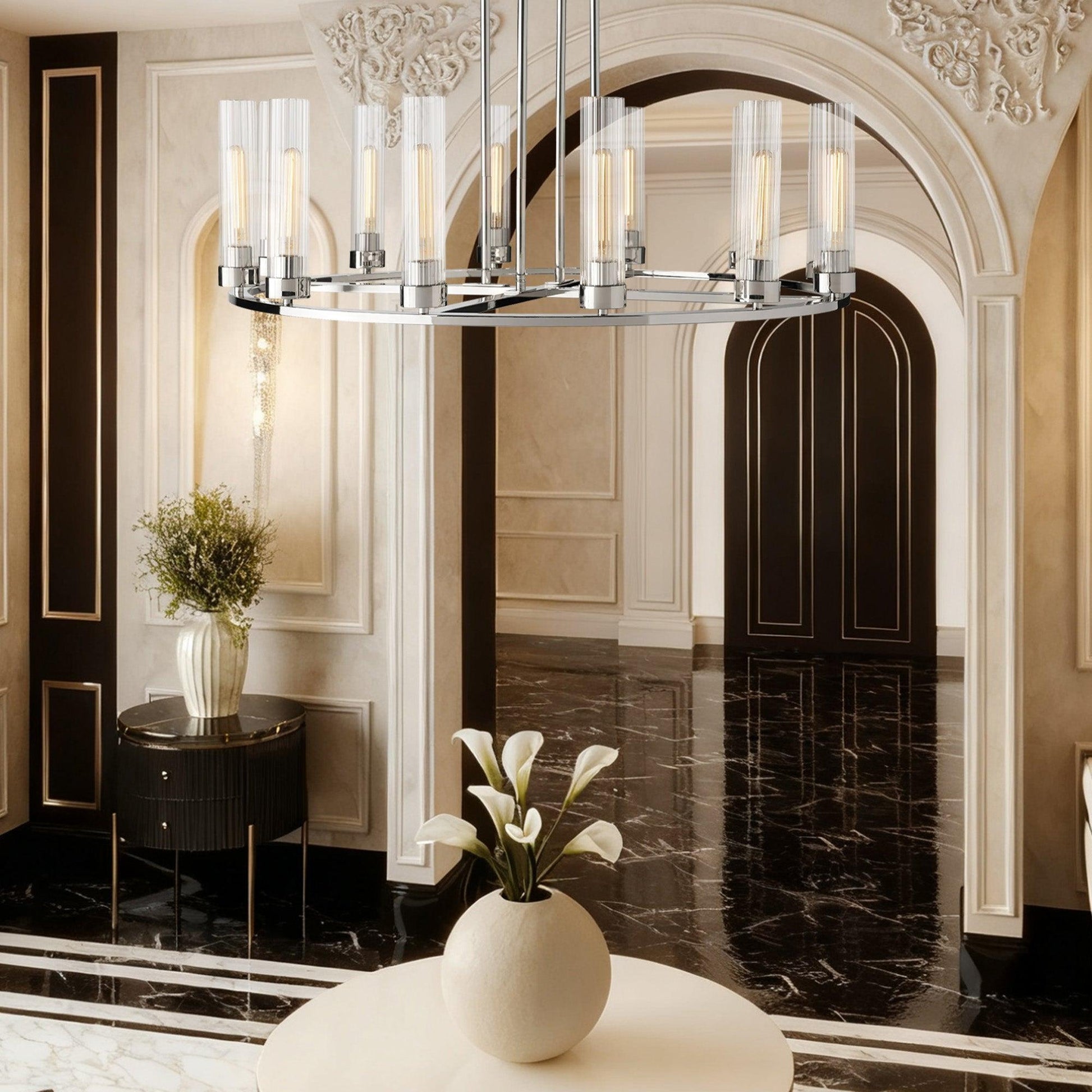 Andreass Round Chandelier 10/12 Light