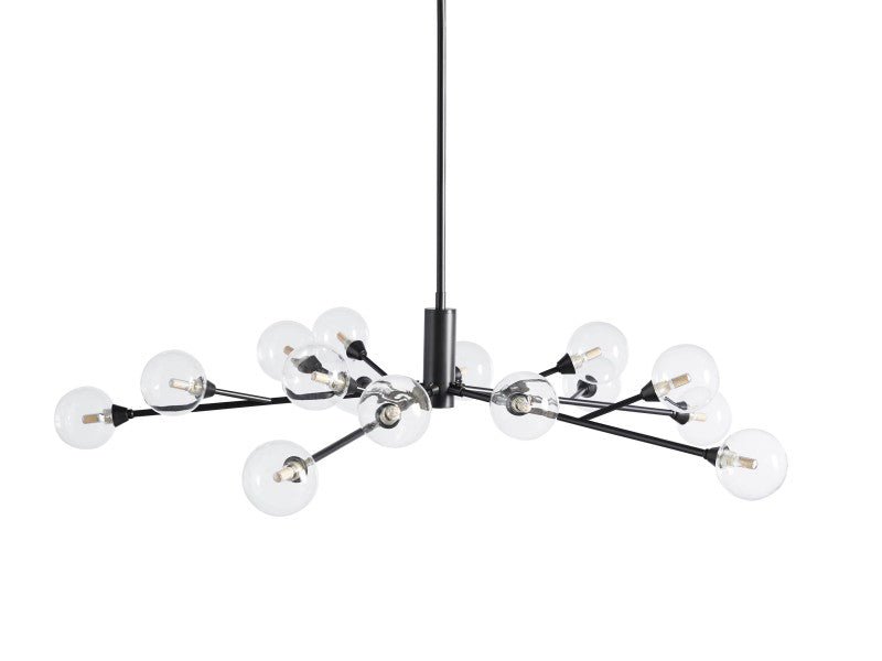 Sera Glass Globe Chandelier 36"47"59" - Cyran Lamps