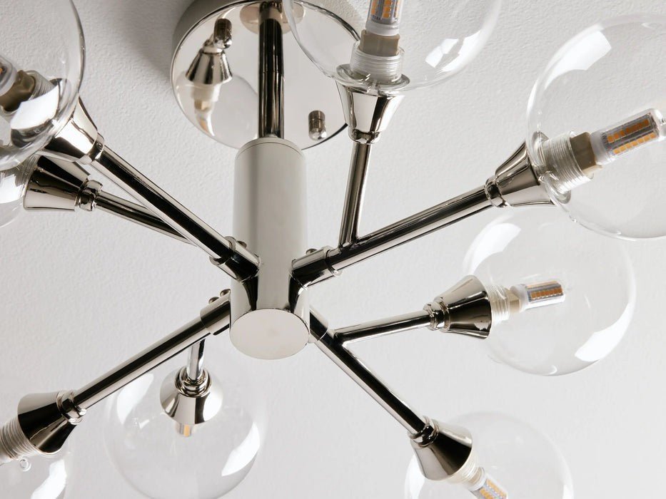 Sera Glass Globe Flushmount - Cyran Lamps