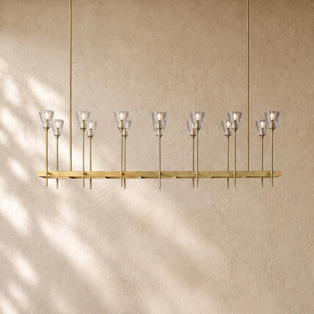 Torch De Vera Rectangular Chandelier