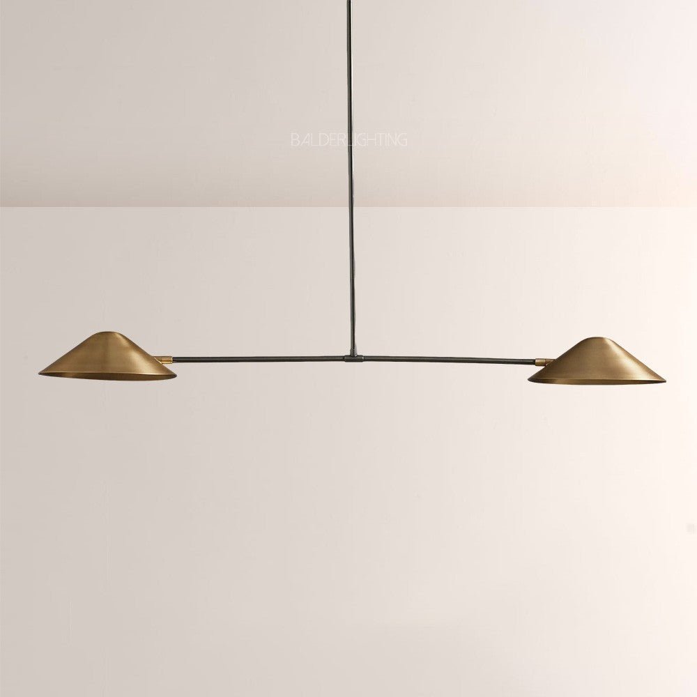 Simms 2 - Light Linear Chandelier - Cyran Lamps