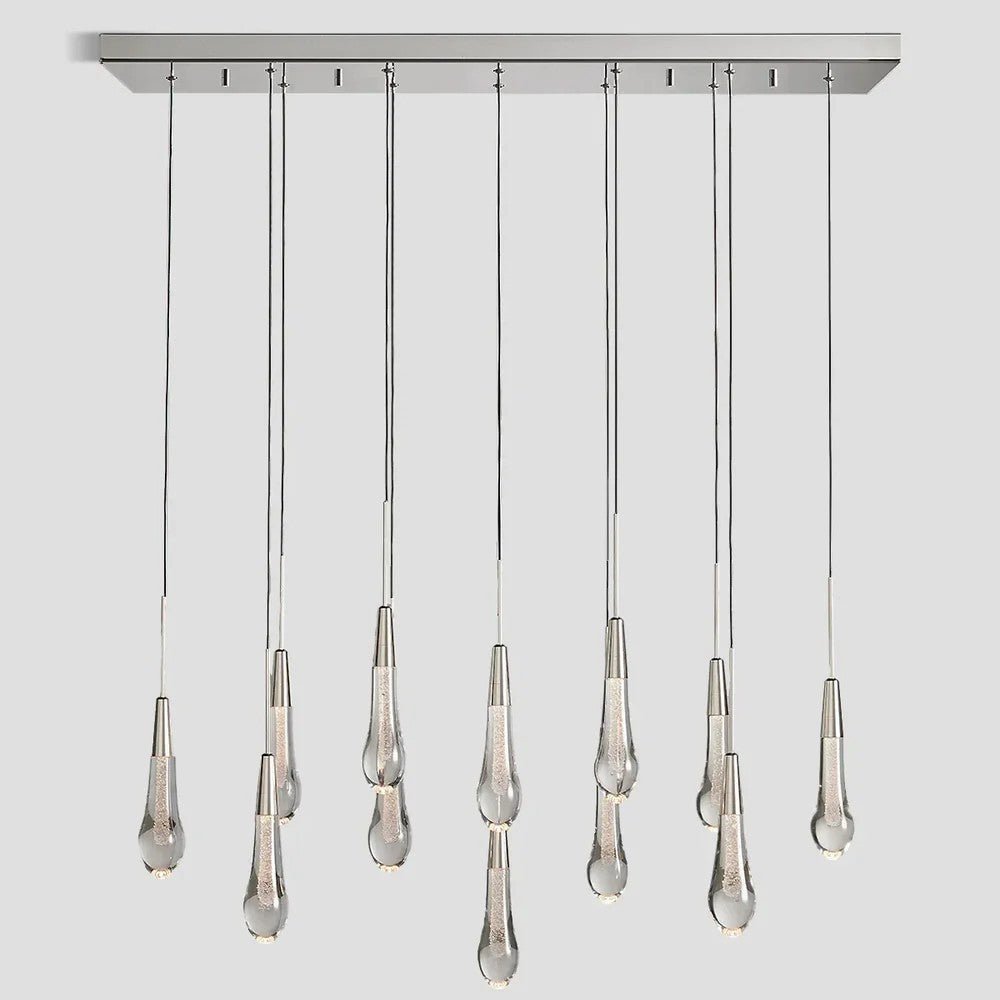Solitaire Linear Chandelier 37'' 50'' 70'' 87" 120"W - Cyran Lamps