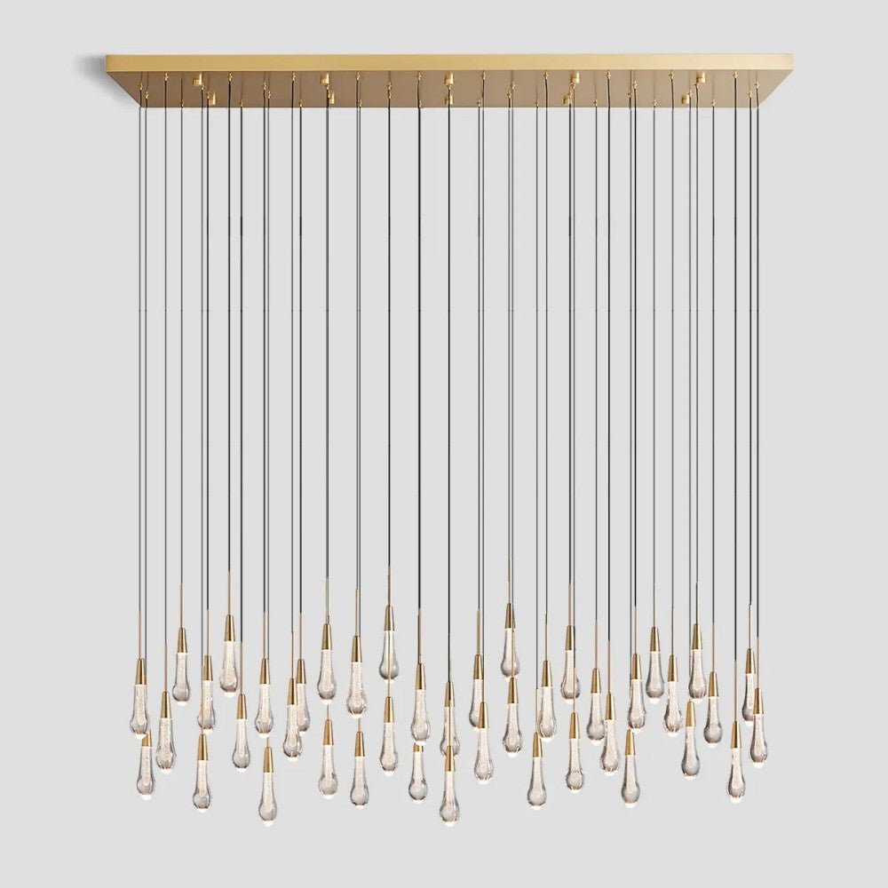 Solitaire Linear Chandelier 37'' 50'' 70'' 87" 120"W - Cyran Lamps