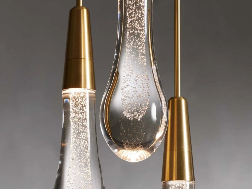 Solitaire Linear Chandelier 37'' 50'' 70'' 87" 120"W - Cyran Lamps