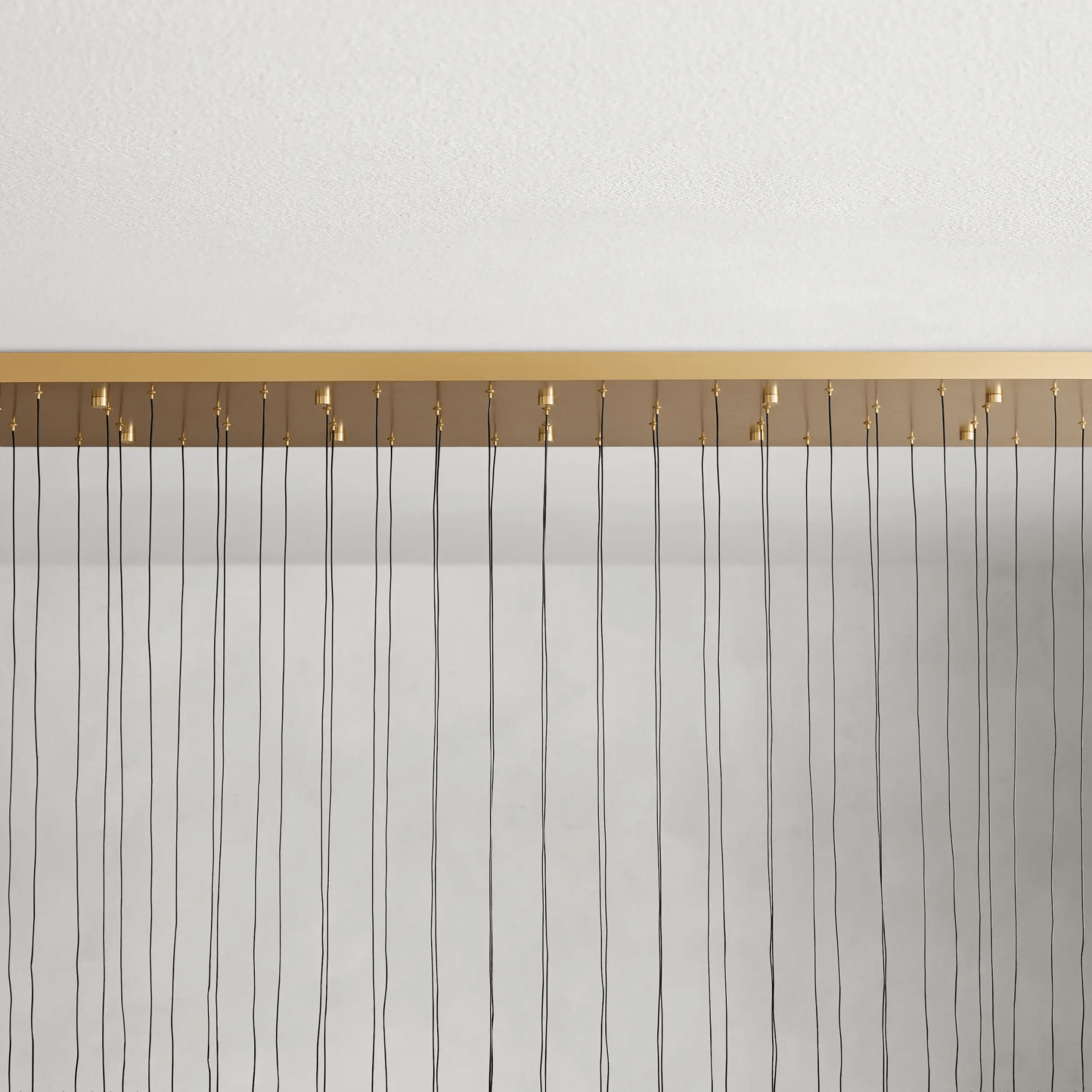 Soltaire Glass Linear Chandelier Lighting 37'' 50'' 70'' 87"W 120"W - cyranlamps
