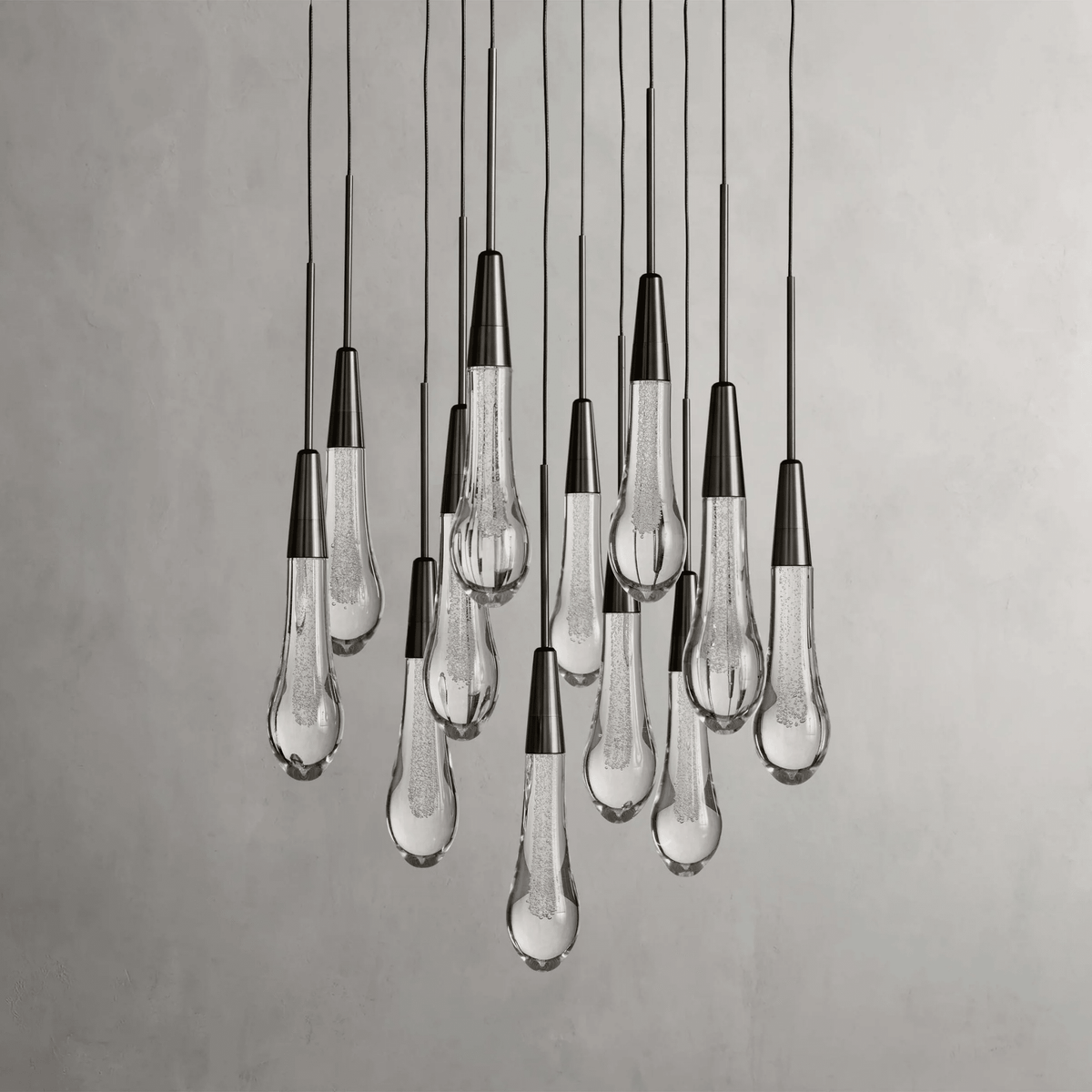 Soltaire Round Chandelier 17" 24" 36“ 58“ - cyranlamps