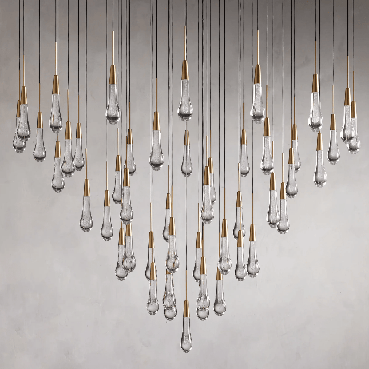 Soltaire Round Chandelier 17" 24" 36“ 58“ - cyranlamps