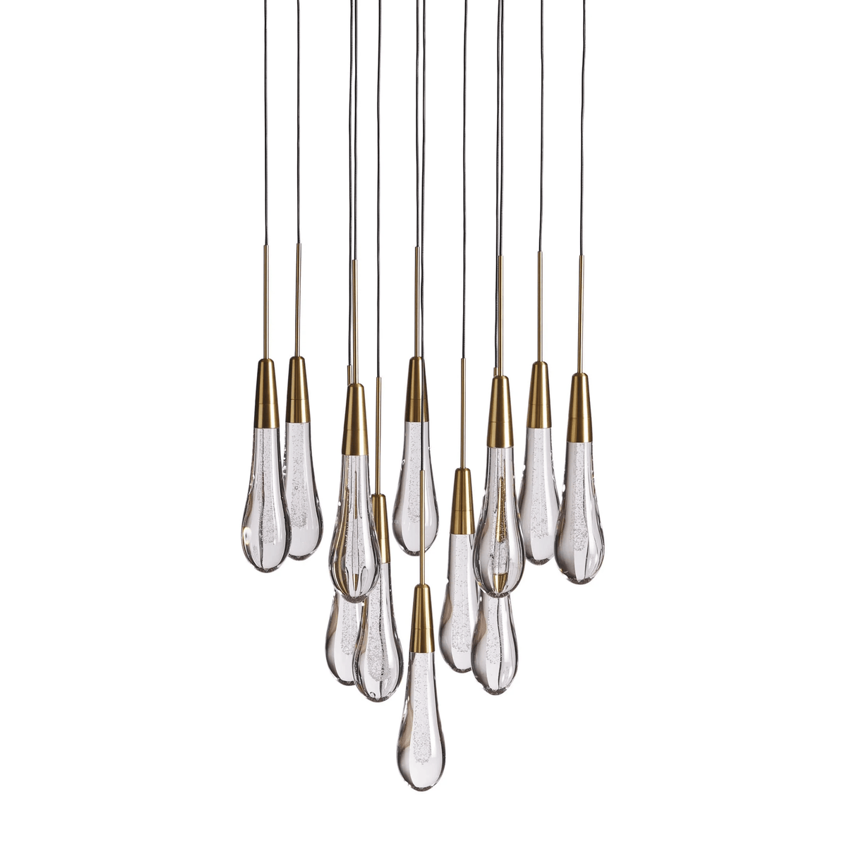 Soltaire Round Chandelier 17" 24" 36“ 58“ - cyranlamps