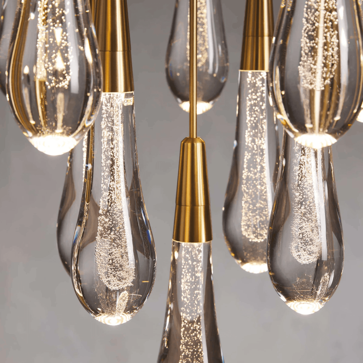 Soltaire Round Chandelier 17" 24" 36“ 58“ - cyranlamps