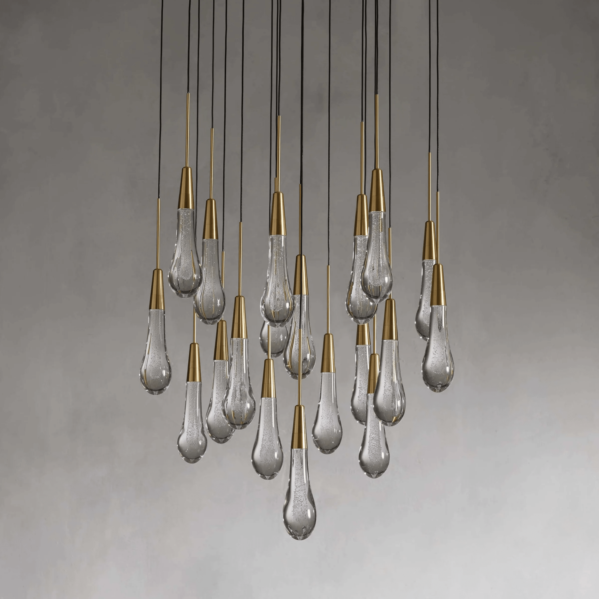 Soltaire Round Chandelier 17" 24" 36“ 58“ - cyranlamps
